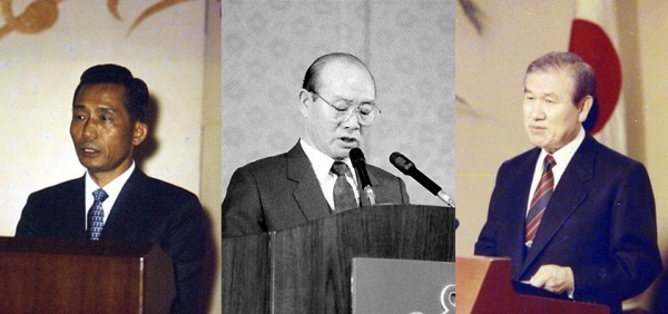 (왼쪽부터) 박정희·전두환·노태우 전 대통령 (사진: 국가기록원 대통령기록관)