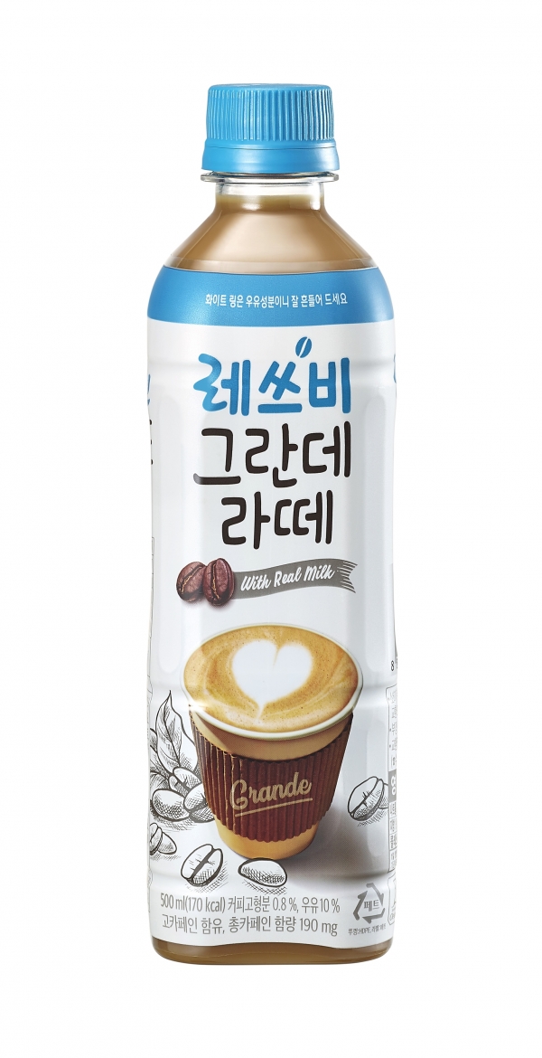 롯데칠성, 대용량 RTD 커피 ‘레쓰비 그란데라떼’ 출시