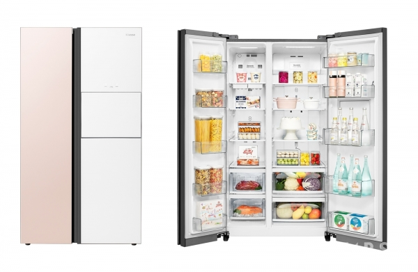 위니아대우, 클라쎄 컬러글라스 양문형 냉장고 및 김치냉장고 신제품 출시