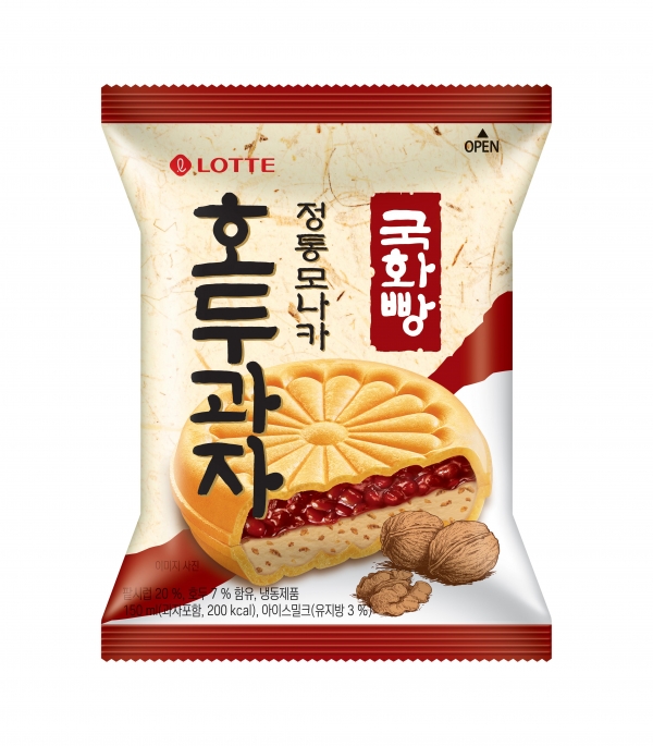 롯데푸드, 호두과자 맛 '국화빵 아이스크림' 선봬