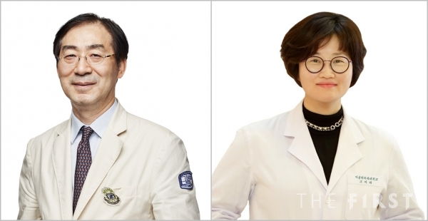 왼쪽부터 서울성모병원 류마티스내과 박성환 교수, 의과대학 조미라 교수.