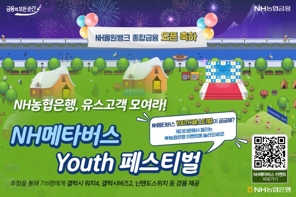 NH농협은행, ‘NH메타버스 Youth 페스티발 이벤트’ 진행