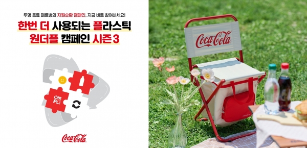 한국 코카-콜라, 투명 페트병 자원순환 위한 ‘원더플 캠페인’ 시즌3 신청 접수 진행