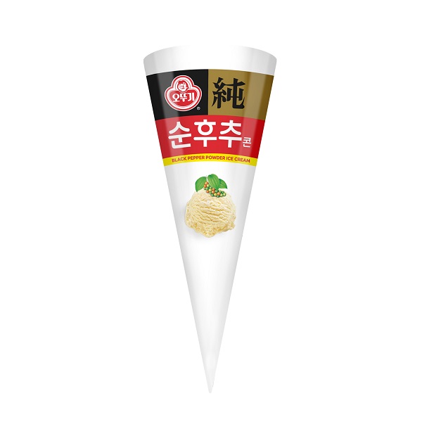 제스트코와 오뚜기의 콜라보 신제품 ‘순후추콘’ 아이스크림 16일 출시