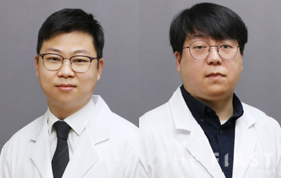 왼쪽부터 길병원 외상외과 김영민 교수, 전세범 전임의