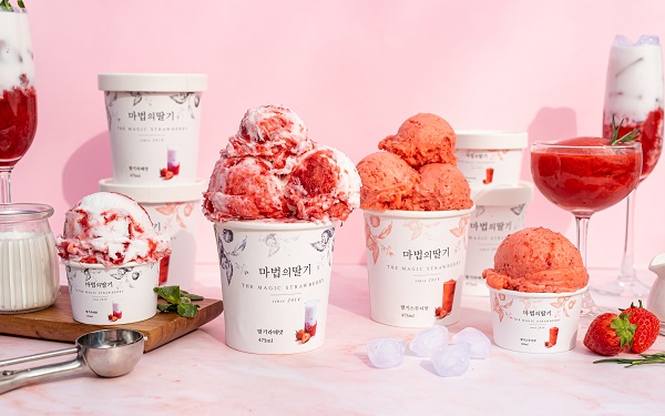 프리미엄 딸기브랜드 마법의딸기, 아이스크림 신제품 출시