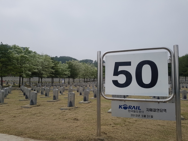 코레일 서울본부, 국립서울현충원 묘역 관리 활동
