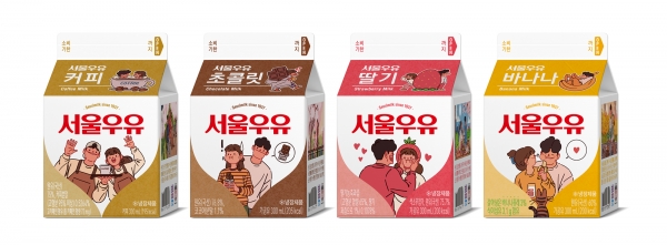 서울우유협동조합, 봄 에디션 가공우유 제품 패키지 선봬
