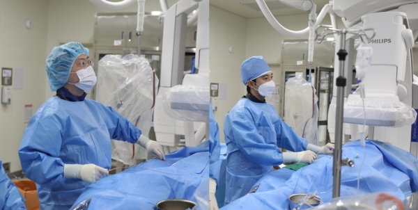 한림대동탄성심병원, 국내 최초 인조혈관 경유 타비시술 성공